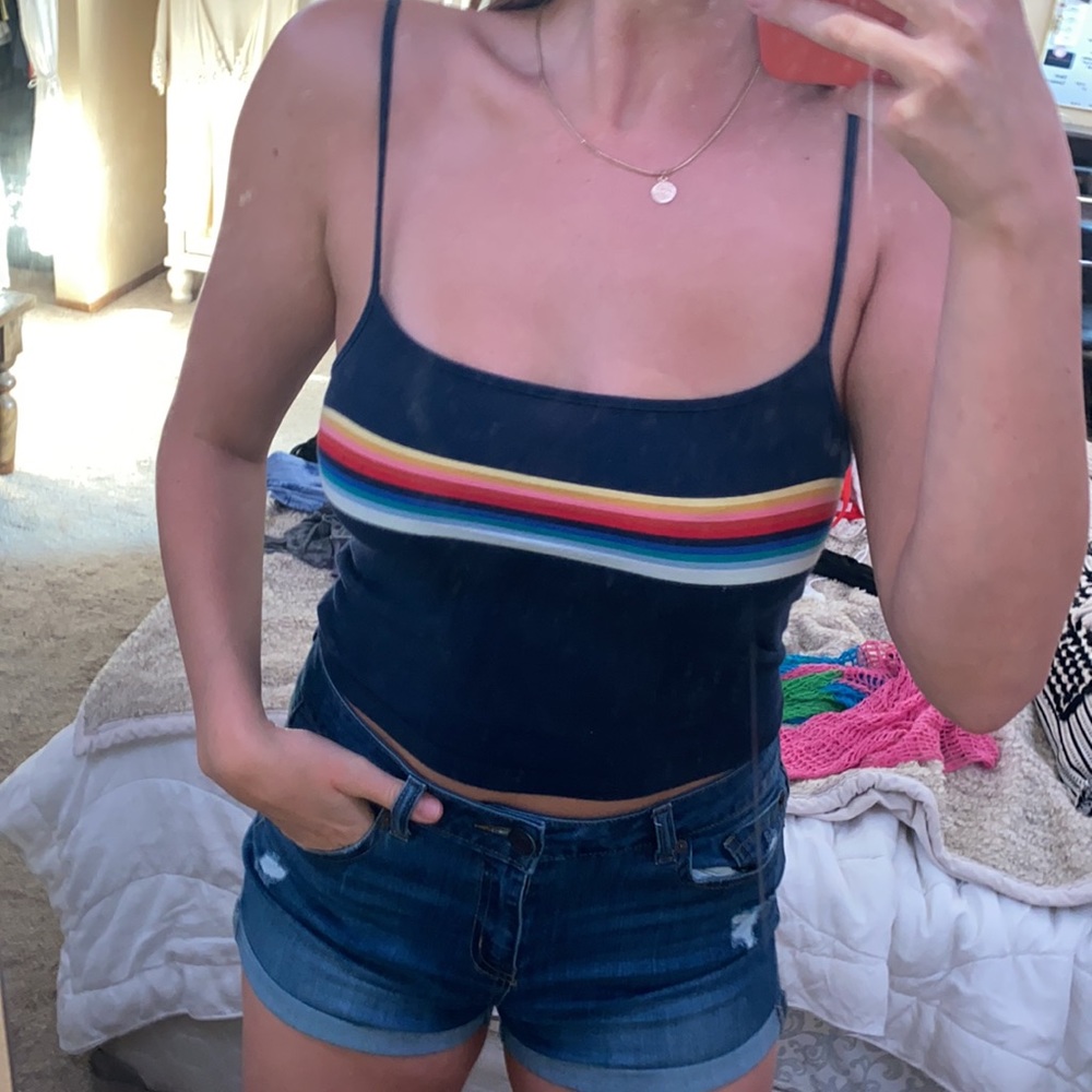 Rainbow Stripped Brandy Tank